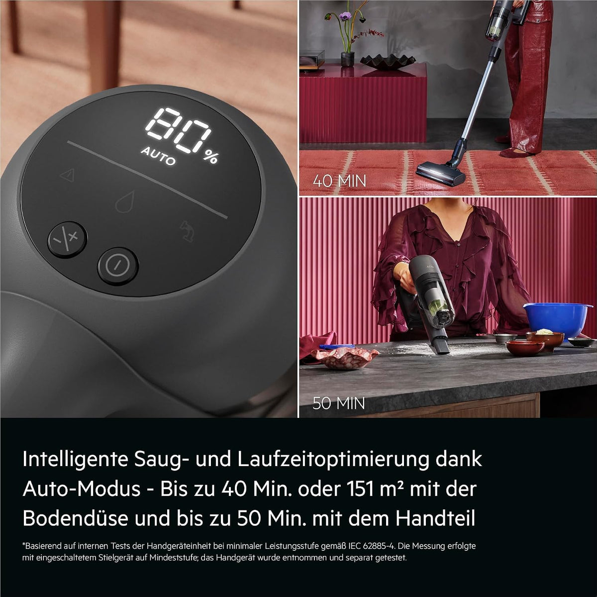AEG Ultimate 7000 GEN2 Akku Staubsauger, ETM Testsieger, AP72UB21ES